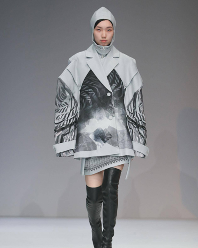 东方杯·2023中国女装设计大赛优秀作品发布会开启“绿色脉动”