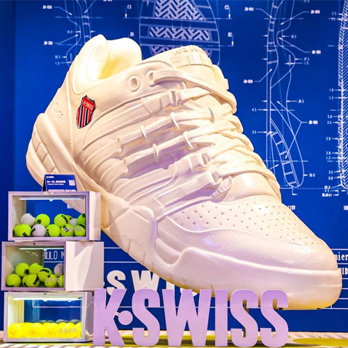 发售在即，K·SWISS限量版Si-18“中古色”满贯鞋亮相广州OHO快闪活动