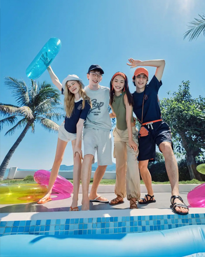 “GAP一夏”清凉焕新，自在享受COOL感假日